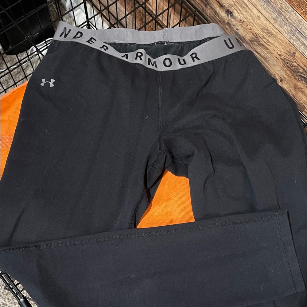 Under Armour Black and Gray Leggings